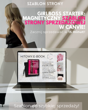 GirlBoss Starter: Magnetyczny szablon strony sprzedażowej w Canvie!